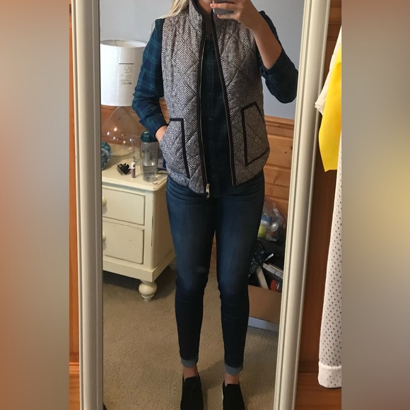 J.Crew Herringbone Vest - Picture 2 of 4